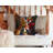 German Wirehaired Pointer and Santa Claus Throw Pillow-101410157