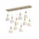 Mobius 10 - Light Rectangular Pendant - Spun Frost Shade