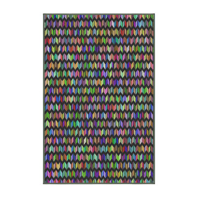 Queens Boulevard Chevron Indoor Rug