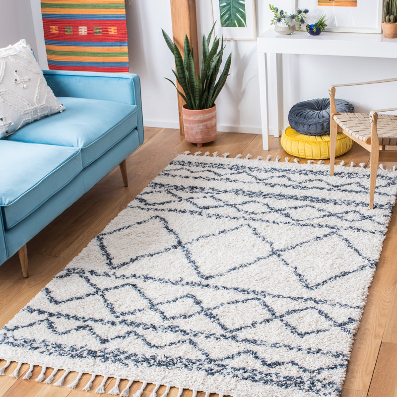 Gillen Pro Lux Shag 400 Performance Southwestern Rug, Rectangle 9' x 12'