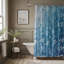 Rideau de douche standard 1 pièce à motif floral ombré-1651557071
