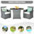 Dominador 2 - Person Patio Conversation Set with Cushions