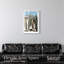 Décoration murale «Main Entrance Shadowbox» par Notoriart, cadre blanc, 25 x 37-1923454779-1923454778