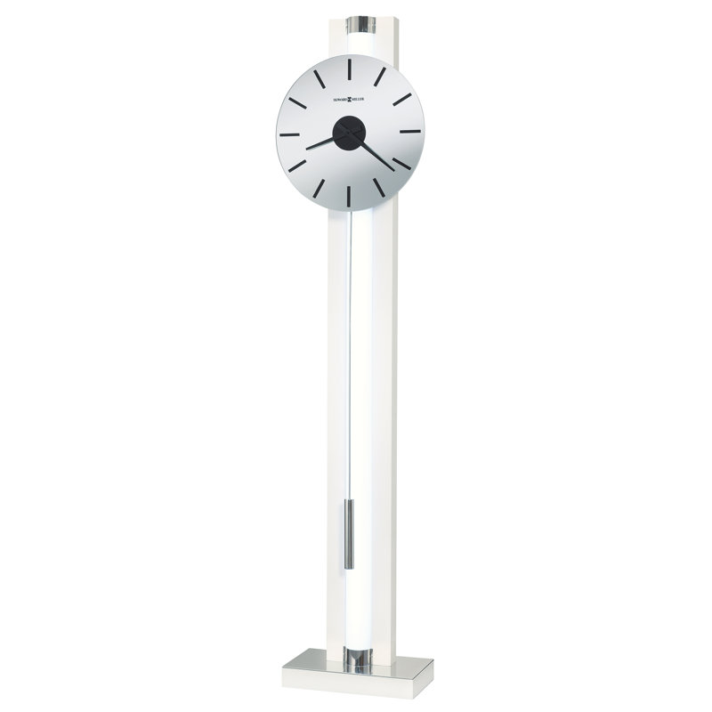 Alina II 77.75'' Metal Floor Clock