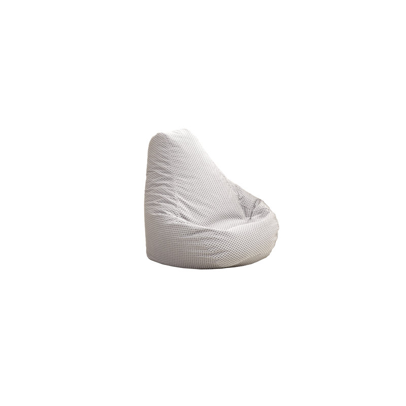 Polyester Bean Bag Chair, Silver