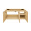 Armoire de salle de bain murale 48 po sans plateau en chêne Classe-107130470