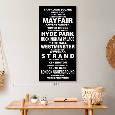 «London Bus Roll» sur toile