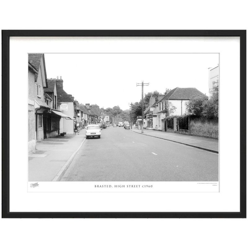 Brasted, High Street C1960 - Single Picture Frame Print, 40cm H x 50cm W x 2.3cm D