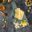 Ambesonne Oriental Tempered Glass Cutting Board Patchwork Mosaic Tiles Multicolor