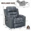 Fauteuil inclinable électrique à deux moteurs Hjalti-107139149