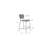 Benson Upholstered Counter Stool with Metal Frame-50488626-50488627
