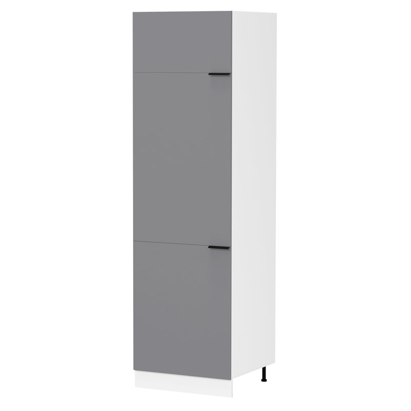 Ayoki 207cm Kitchen Pantry, Black