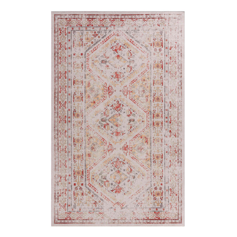 Area Rug, Washable Rug, Low-Pile, Non-Slip, Non-Shedding, Foldable, Kid & Pet Friendly - Area Rugs For Living Room, Bedroom, Kitchen