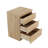 Modern Handle-Free 3-Drawer Nightstand with Push-to-Open Mechanism, 19.7" Natural Wood Bedside Table with Thickened Top & Quiet Metal Glides, Compact Storage Cabinet for Bedroom-106669858