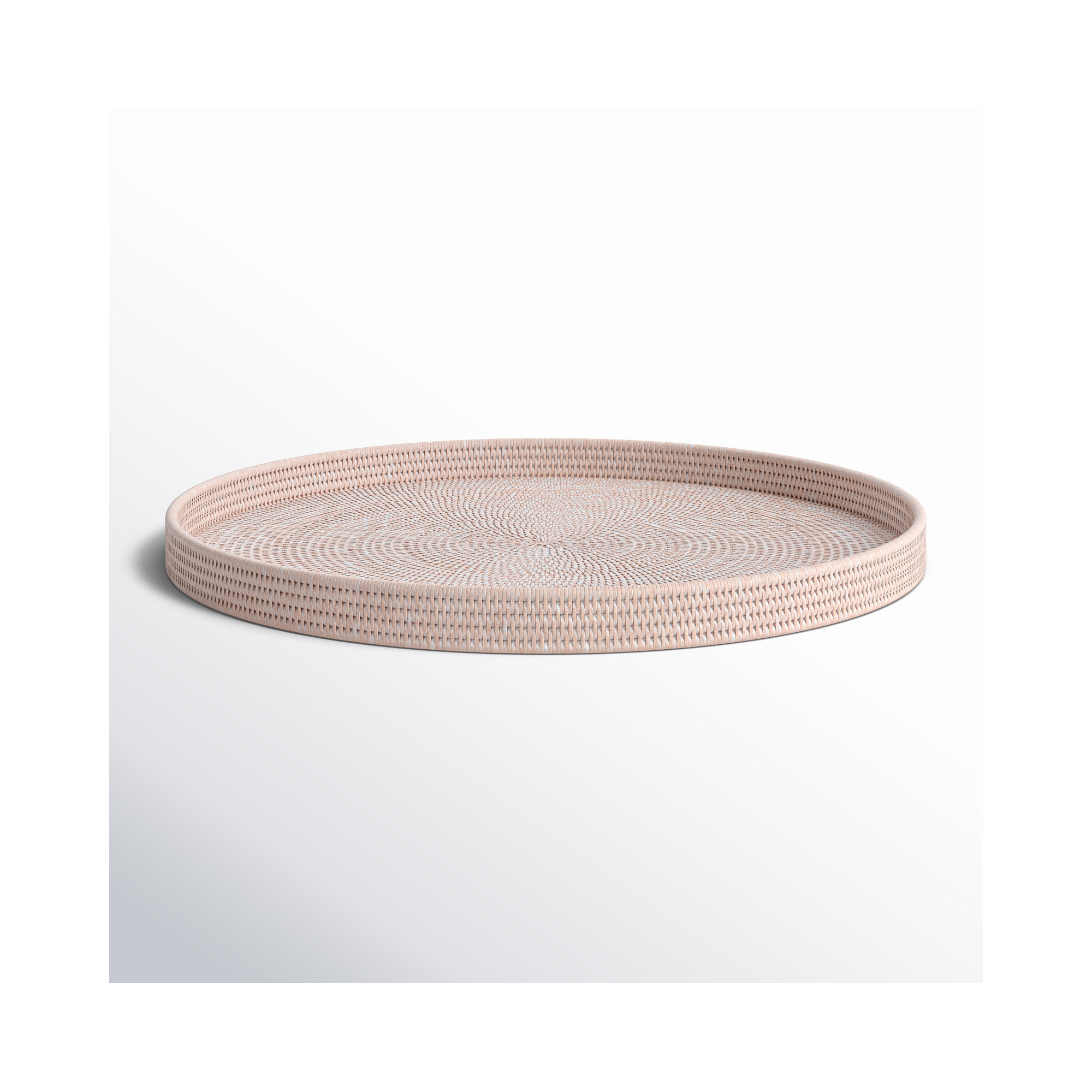 Landers Handmade Serving Tray, 2" H x 28" W x 28" D, Honey Brown