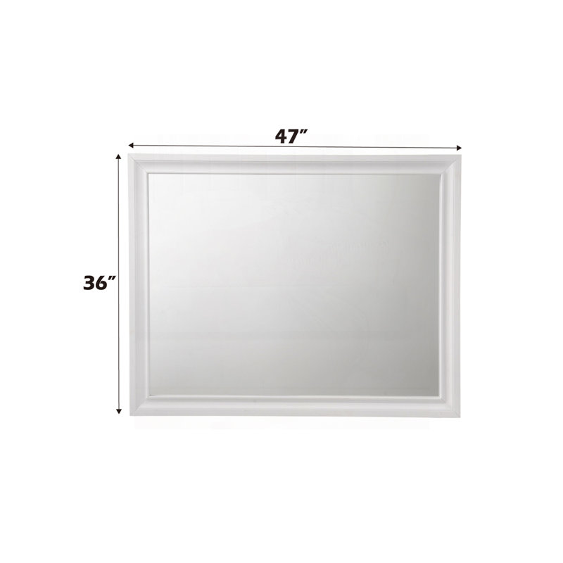 Mirror, White, 35" x 39"