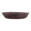 Bols décoratifs ronds classiques pour la décoration intérieure - Bols modernes parfaits pour la salle à manger, la mise en valeur d'une étagère ou l'accessoire de cuisine - Lot de 3, 17 po, 15 po et 12 po, brun