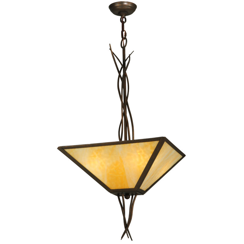 18"Sq Anala Inverted Pendant