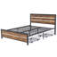 Grand lit plateforme avec rangement