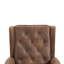 Chaise avec accoudoirs et structure en bois-607832694