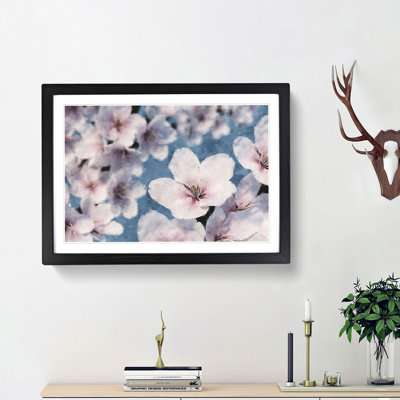 Cherry Blossom Tree in Spring - Picture Frame Graphic Art Print