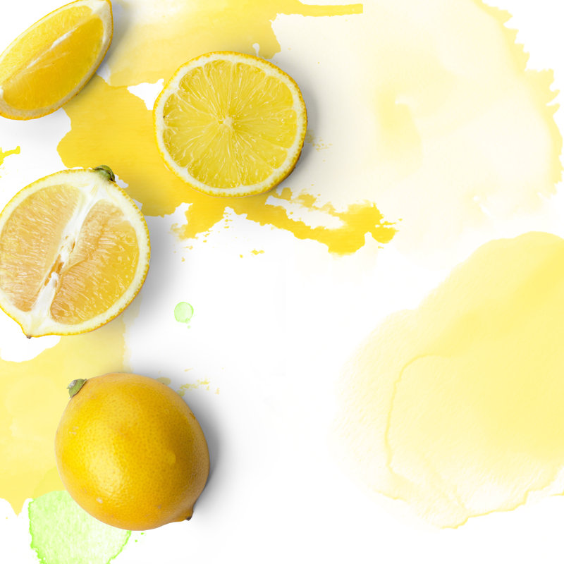 Lemon Slices by HiddenCatch - Wrapped Canvas Print, 76cm H x 76cm W
