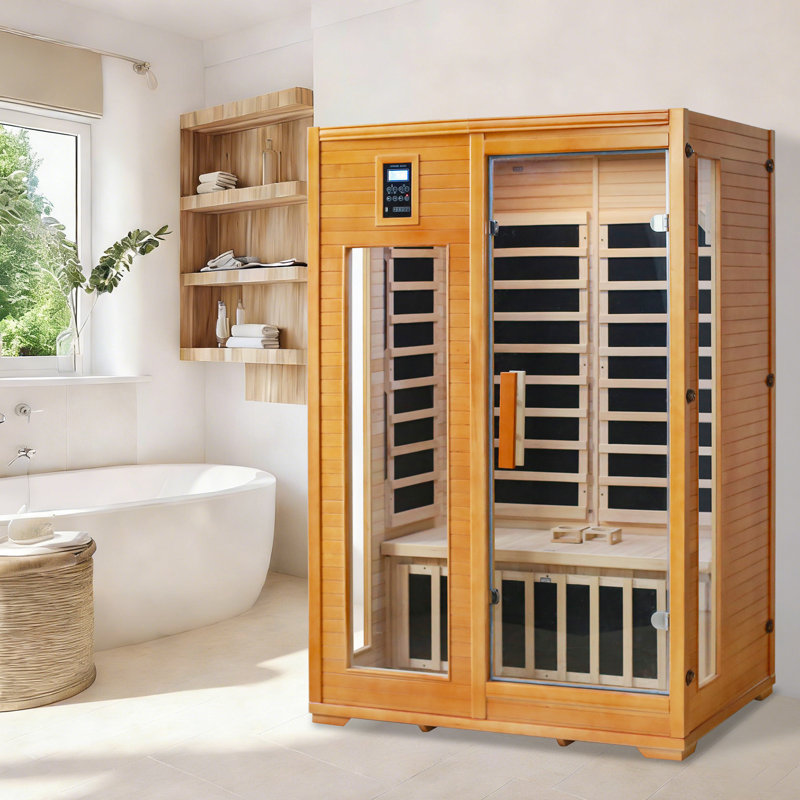 Sauna infrarouge FAR pour 2 personnes avec pruche au Canada