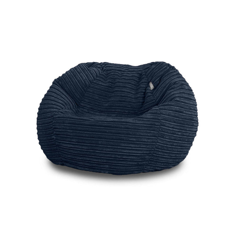 Polyester Refillable Classic Bean Bag, Navy