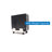 Mount-It! CPU Stand & Computer Cart with Locking Wheels, 6" to 10.2" Adjustable Width, 60 Lbs. Cap.