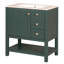 Meuble-lavabo de style transitionnel 30 po avec lavabo en céramique-111123878