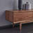 Solid Wood 94.48'' W Storage Credenza