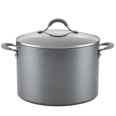 Circulon Elementum Hard-Anodized Nonstick Deep Frying Pan with Lid, 12-Inch,  Gray - Yahoo Shopping