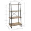 Alzamora 128cm H x 60cm W Metal Etagere Bookcase
