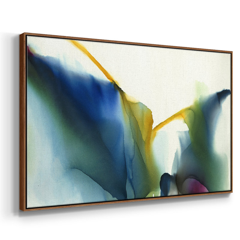 Impression sur toile encadrée, Toile encadrée noyer flottant, H 25 po x l 37 po x P 2 po