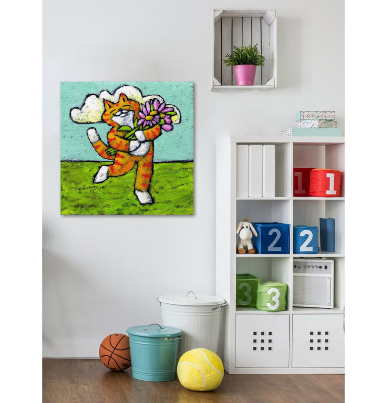 Janet Nelson - Wrapped Canvas Painting, 122cm H x 122cm W x 3.81cm D
