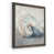 Toile avec cadre gris