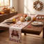 Chemin de table d'automne en lin 13 x 72