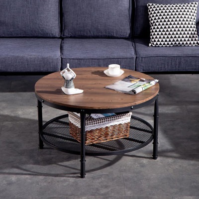 Table basse carrée avec rangement Herald
