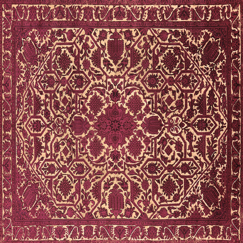 Morghyn Performance Oriental Indoor Rug, Square 4'