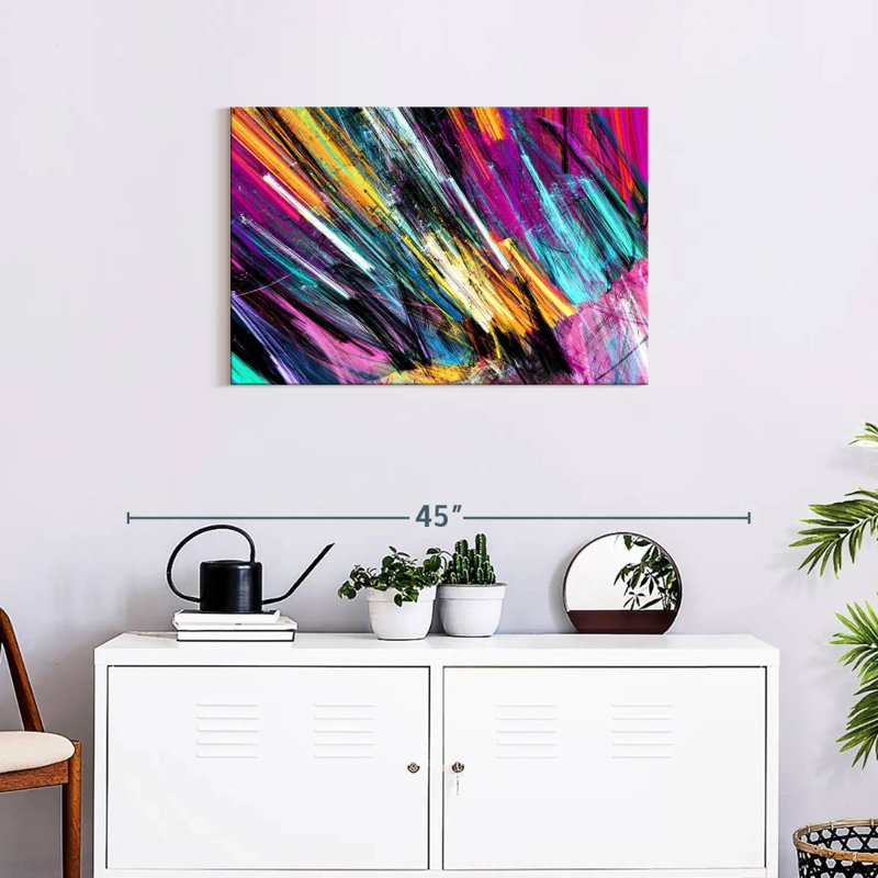 Avery Rainbow Abstract, 20" H x 30" W