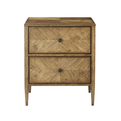 Theodore Alexander Nova 2 - Drawer Solid Wood Nightstand & Reviews | Perigold