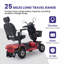 S500-Red Scooter de mobilité robuste