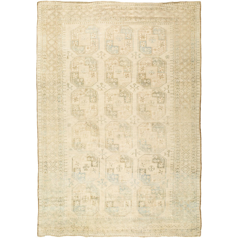 Antique One Of A Kind One-of-a-Kind 7'4" X 10'5" Hand Knotted Area Rug