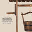Outdoor Wood Sculptural Fountain