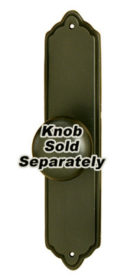 Escutcheon Metal Knob Backplate