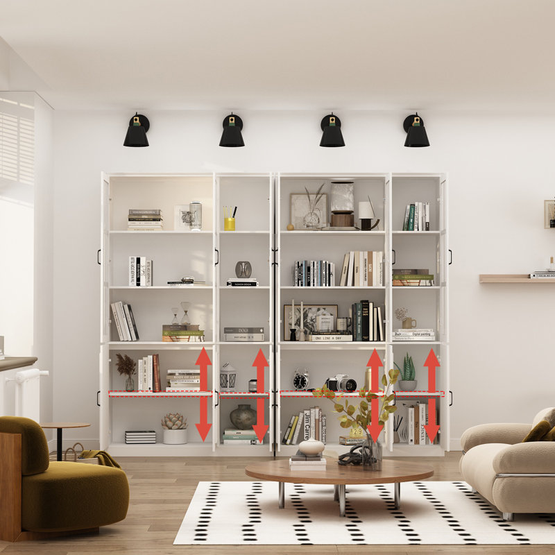 Musarrat 94.4'' Wide 20 - Shelf Storage Cabinet