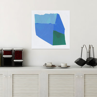 Cobalt Plane II 1 Piece Wrapped Canvas Wall Art