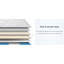 Matelas hybride avec ressorts ensachés individuellement, mi-ferme, offrant confort, soutien et une expérience de sommeil paisible-73120772-73120774
