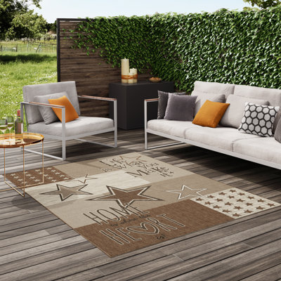 Reynaldo Geometric 120cm X 170cm Indoor / Outdoor Area Rug
