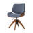 Oswina Modern Swivel Office Chair with Bentwood Design-1490070227